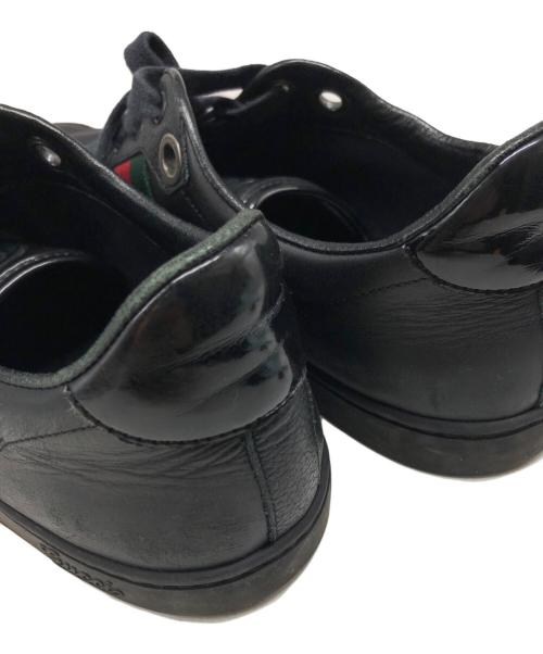 GUCCI（グッチ）GUCCI (グッチ) ローカットスニーカー ブラック サイズ:9の古着・服飾アイテム