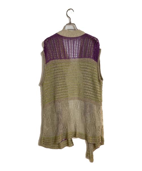 FUGA FUGA（フーガフーガ）FUGA FUGA (フーガフーガ) ニットジレ グリーン サイズ:FREEの古着・服飾アイテム