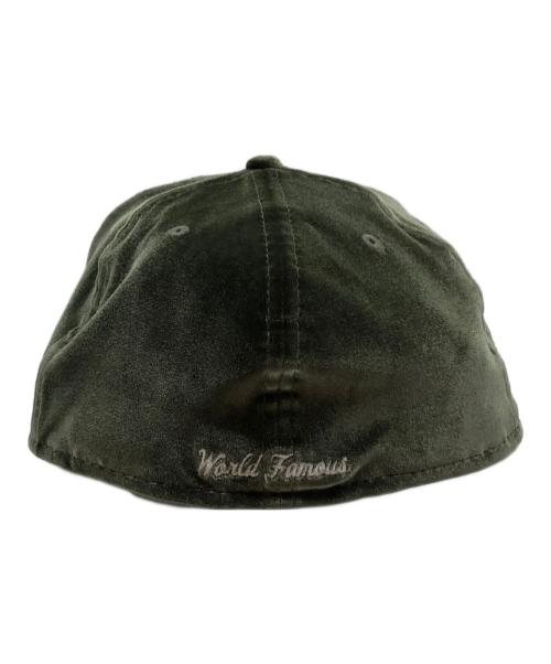SUPREME（シュプリーム）Supreme (シュプリーム) New Era (ニューエラ) VELOUR BOX LOGO NEW ERA CAP／ ベロアボックスロゴニューエラキャップ グリーンの古着・服飾アイテム