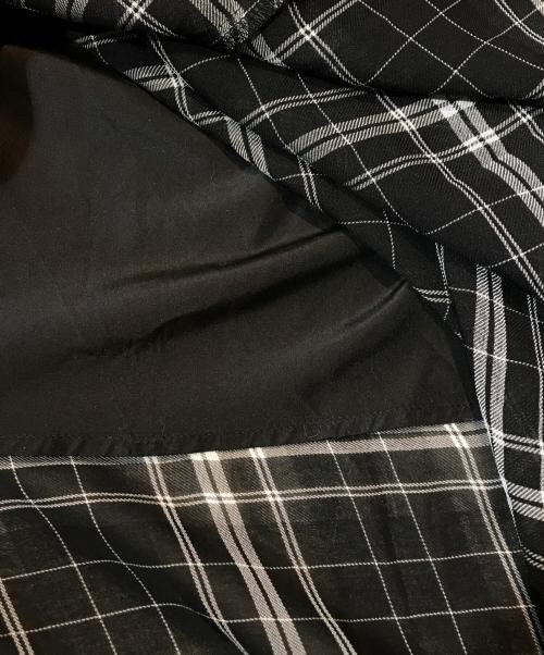 ok.soon（オクスン）ok.soon (オクスン) monotone check ＳＫ ブラック サイズ:1の古着・服飾アイテム