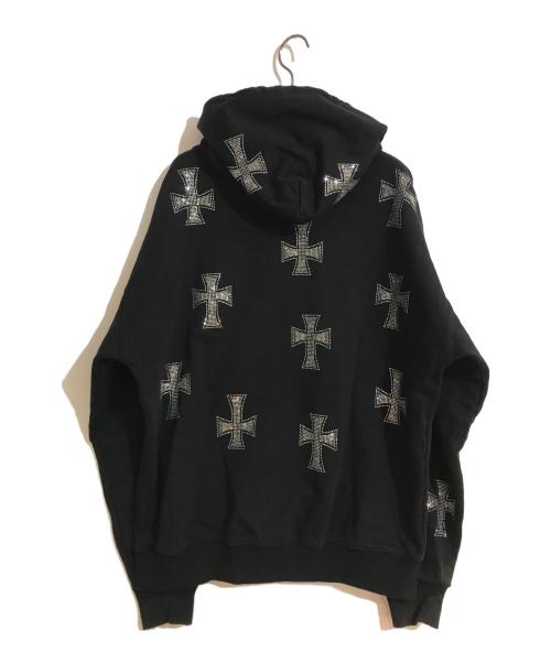 unknown（アンノウン）unknown (アンノーン) ラインストーンパーカー ブラック サイズ:Lの古着・服飾アイテム