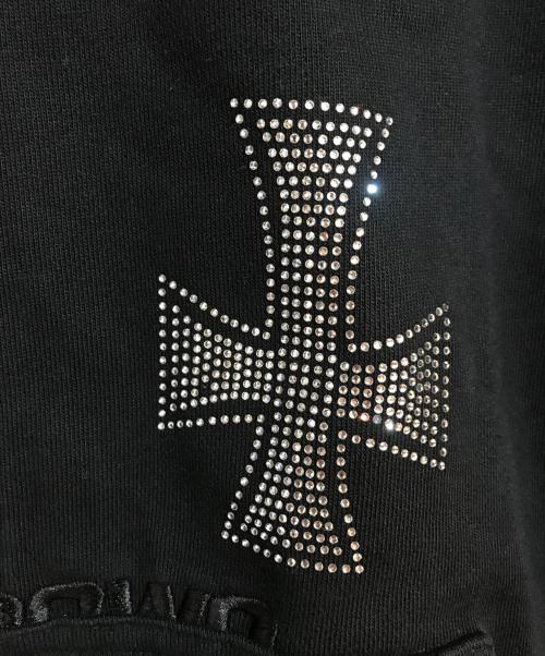 unknown（アンノウン）unknown (アンノーン) ラインストーンパーカー ブラック サイズ:Lの古着・服飾アイテム