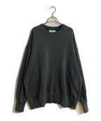 Graphpaper×LOOPWHEELERグラフペーパー×ループウィラー）の古着「Classic Crew Neck Sweat/クラシッククルーネックスウェット」｜グリーン
