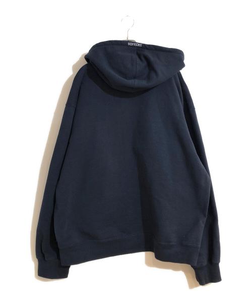 SUPREME（シュプリーム）Supreme (シュプリーム) s logo zip up hooded sweatshirt/ジップアップフーデットスウェットシャツ ネイビー サイズ:XXLの古着・服飾アイテム
