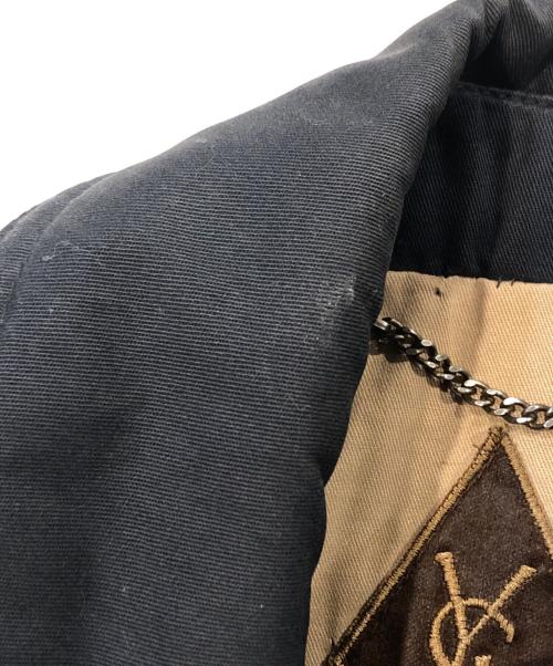 Yves Saint Laurent（イヴサンローラン）Yves Saint Laurent (イヴサンローラン) ボアライナーフィールドジャケット ネイビー サイズ:不明の古着・服飾アイテム