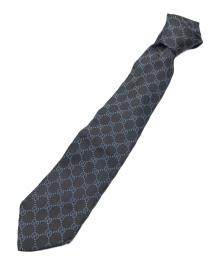 GUCCI（グッチ）の古着「GG柄ネクタイ」｜ブラック