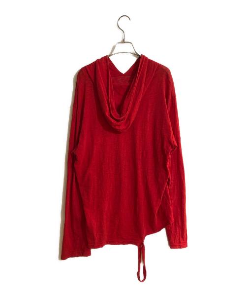 masu（エムエーエスユー）masu (エムエーエスユー) JACK HOODIE レッド サイズ:46の古着・服飾アイテム