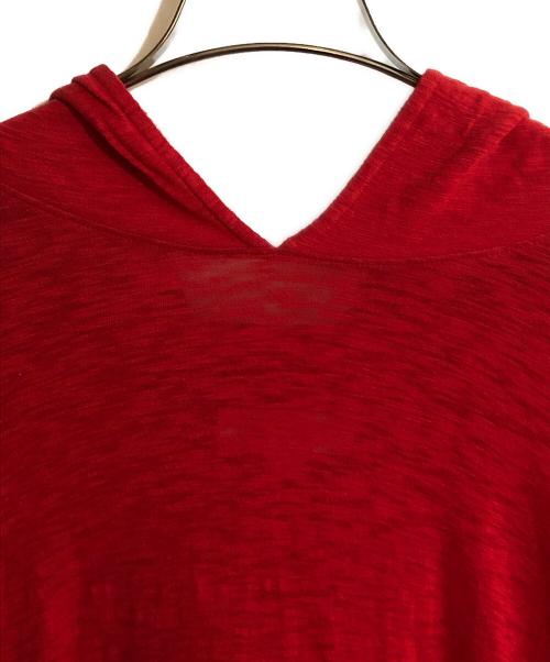 masu（エムエーエスユー）masu (エムエーエスユー) JACK HOODIE レッド サイズ:46の古着・服飾アイテム