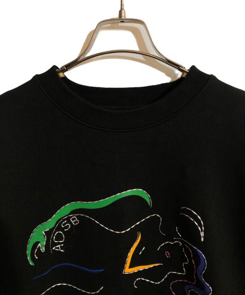 ADSB ANDERSSON BELL（アンダースンベル）ADSB ANDERSSON BELL (アンダースンベル) 刺繍スウェット ブラック サイズ:Mの古着・服飾アイテム