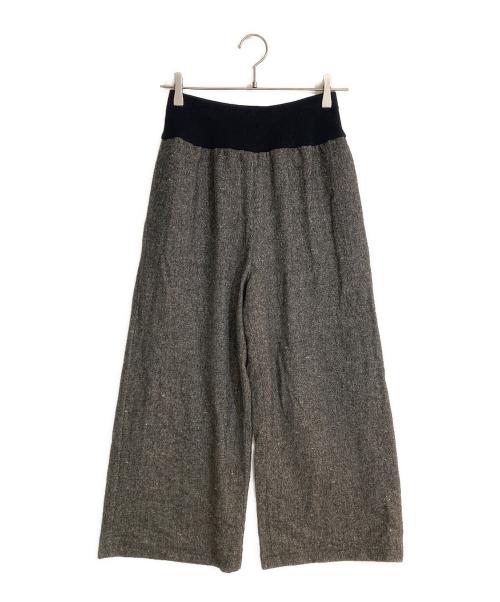 BEARDSLEY（ビアズリー）BEARDSLEY (ビアズリー) カラーネップツイードパンツ グレーの古着・服飾アイテム
