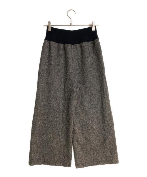BEARDSLEY（ビアズリー）BEARDSLEY (ビアズリー) カラーネップツイードパンツ グレーの古着・服飾アイテム