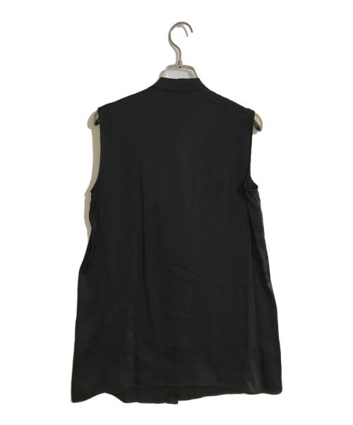 Chloe（クロエ）Chloe (クロエ) ボウタイノースリーブブラウス ブラック サイズ:34の古着・服飾アイテム