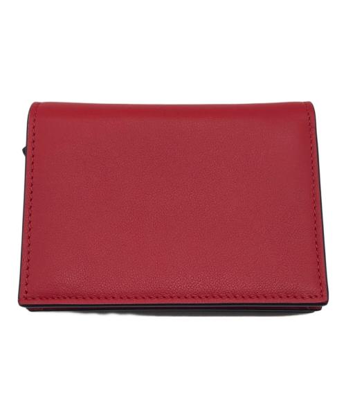 VALENTINO GARAVANI（ヴァレンティノ・ガラヴァーニ）VALENTINO GARAVANI (ヴァレンティノ・ガラヴァーニ) ロゴモチーフウォレット レッドの古着・服飾アイテム
