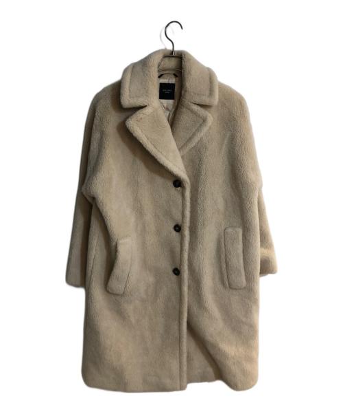 Max Mara WEEK END LINE（マックスマーラ ウイークエンドライン）MAX MARA WEEK END LINE (マックスマーラ ウイークエンドライン) テディベアコート ベージュ サイズ:42の古着・服飾アイテム
