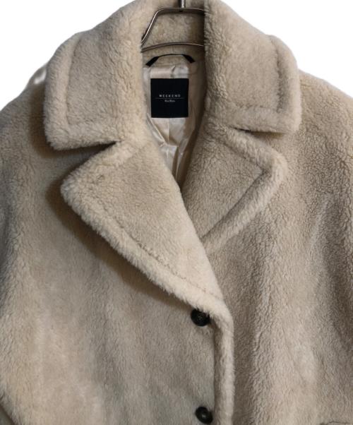Max Mara WEEK END LINE（マックスマーラ ウイークエンドライン）MAX MARA WEEK END LINE (マックスマーラ ウイークエンドライン) テディベアコート ベージュ サイズ:42の古着・服飾アイテム