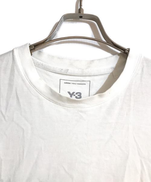 Y-3（ワイスリー）Y-3 (ワイスリー) Graphic Long Sleeve TEE ホワイト サイズ:Lの古着・服飾アイテム