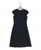 BROOKS BROTHERSブルックスブラザーズ）の古着「ノースリーブワンピース」｜ネイビー