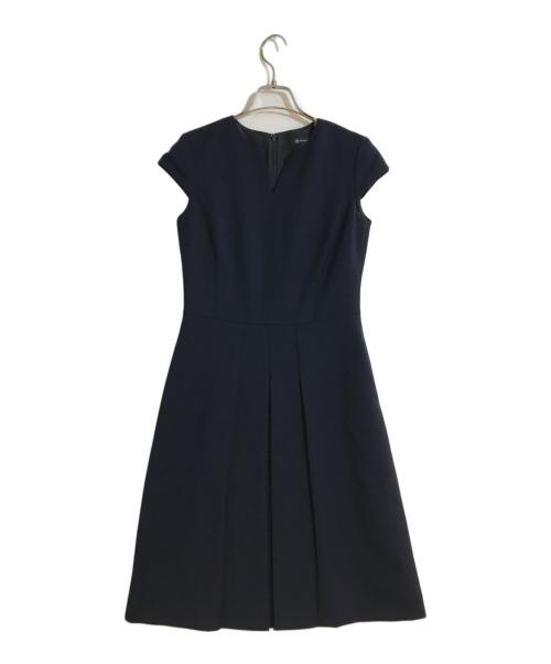 BROOKS BROTHERS（ブルックスブラザーズ）BROOKS BROTHERS (ブルックスブラザーズ) ノースリーブワンピース ネイビーの古着・服飾アイテム