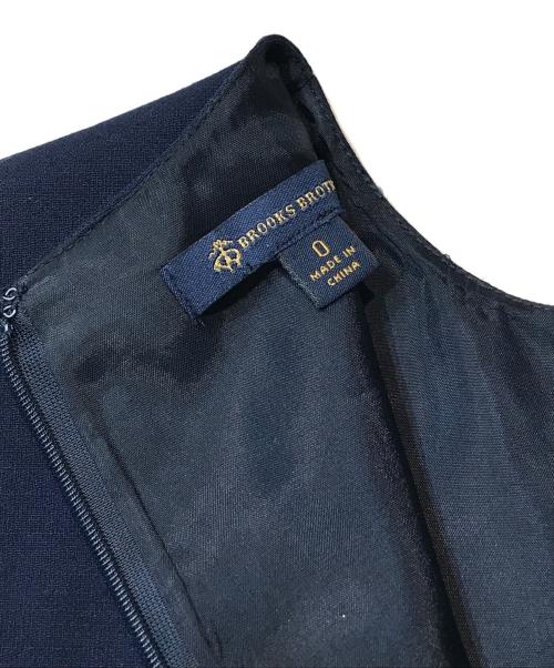 BROOKS BROTHERS（ブルックスブラザーズ）BROOKS BROTHERS (ブルックスブラザーズ) ノースリーブワンピース ネイビーの古着・服飾アイテム