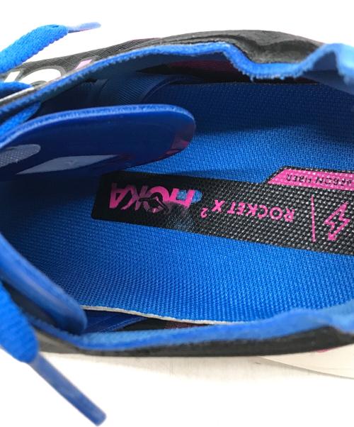HOKAONEONE（ホカオネオネ）HOKAONEONE (ホカオネオネ) U ROCKET X 2/ランニングシューズ ロケットX2 ブラック サイズ:28の古着・服飾アイテム