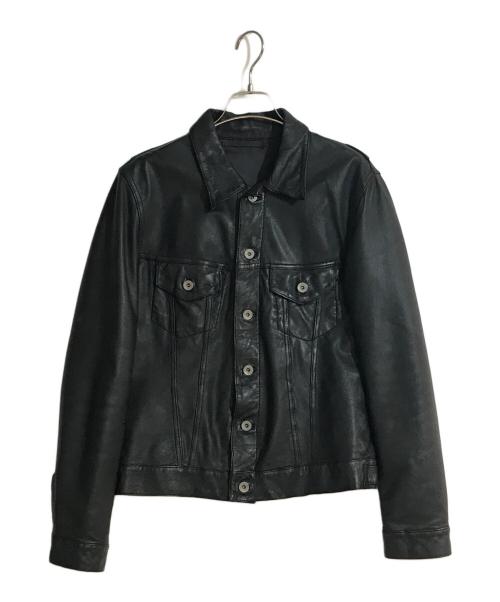 TOMORROW LAND（トゥモローランド）TOMORROW LAND (トゥモローランド) ラムレザージャケット ブラック サイズ:Mの古着・服飾アイテム