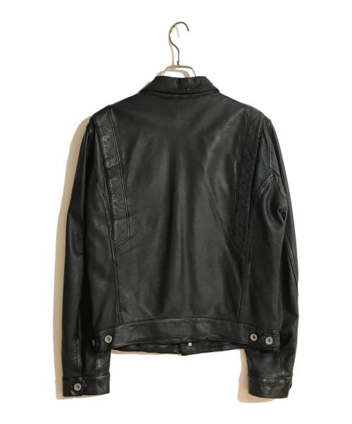 TOMORROW LAND（トゥモローランド）TOMORROW LAND (トゥモローランド) ラムレザージャケット ブラック サイズ:Mの古着・服飾アイテム
