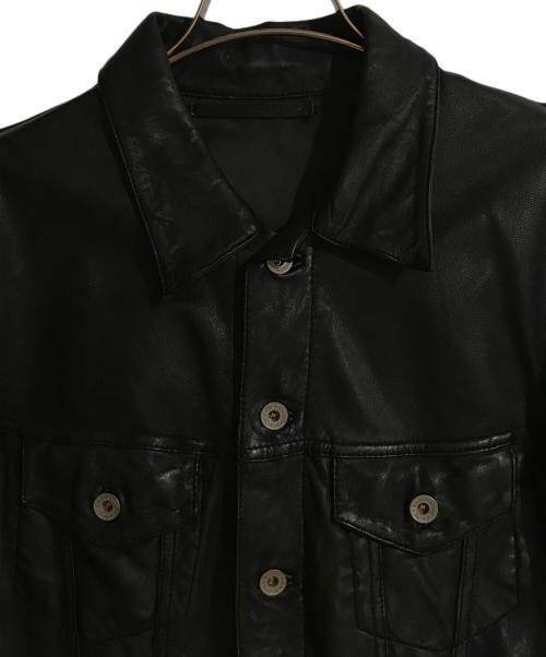 TOMORROW LAND（トゥモローランド）TOMORROW LAND (トゥモローランド) ラムレザージャケット ブラック サイズ:Mの古着・服飾アイテム