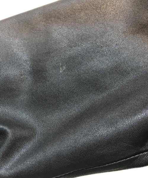 TOMORROW LAND（トゥモローランド）TOMORROW LAND (トゥモローランド) ラムレザージャケット ブラック サイズ:Mの古着・服飾アイテム