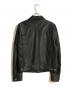 TOMORROW LAND (トゥモローランド) ラムレザージャケット ブラック サイズ:M：6000円