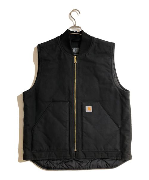 CarHartt（カーハート）CarHartt (カーハート) ダックベスト ブラック サイズ:Ｌの古着・服飾アイテム