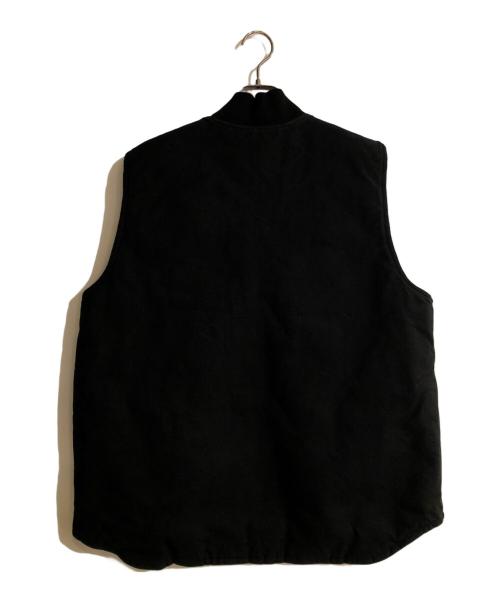 CarHartt（カーハート）CarHartt (カーハート) ダックベスト ブラック サイズ:Ｌの古着・服飾アイテム
