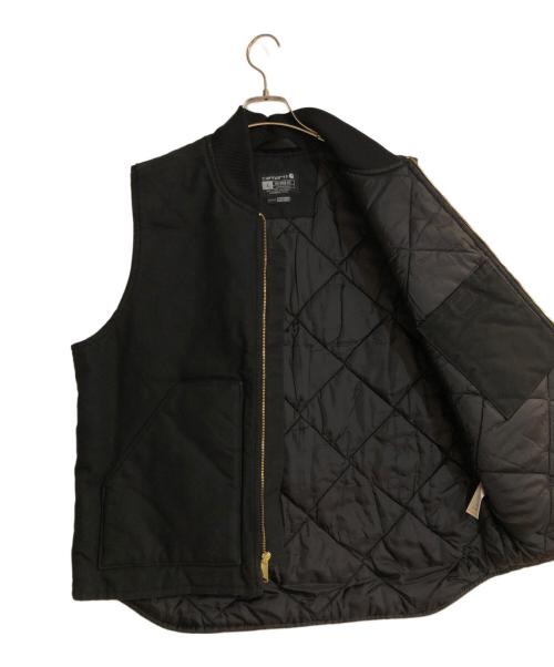 CarHartt（カーハート）CarHartt (カーハート) ダックベスト ブラック サイズ:Ｌの古着・服飾アイテム