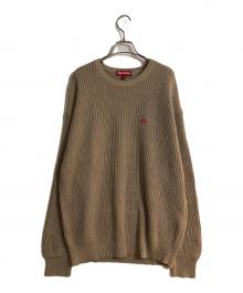 SUPREME（シュプリーム）の古着「Small Box Ribbed Sweater/スモールボックスロゴリブセーター」｜ブラウン