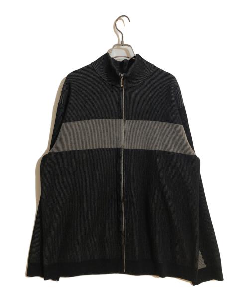 SUPREME（シュプリーム）Supreme (シュプリーム) 22AW 2-Tone Ribbed Zip Up Sweate ブラック サイズ:Lの古着・服飾アイテム