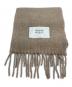 MAISON KITSUNE（メゾンキツネ）の古着「BABY ALPACA PLAIN SCARF」｜ベージュ