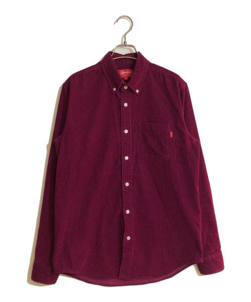 SUPREME（シュプリーム）Supreme (シュプリーム) 長袖シャツ レッド サイズ:Sの古着・服飾アイテム