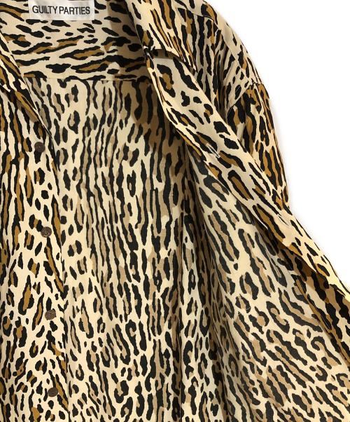 WACKO MARIA（ワコマリア）WACKO MARIA (ワコマリア) 24SS LEOPARD HAWAIIAN SHIRT／レオパードハワイアンシャツ ブラウン サイズ:Lの古着・服飾アイテム