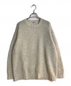 AURALEEオーラリー）の古着「SHETLAND WOOL CASHMERE KNIT」｜ホワイト
