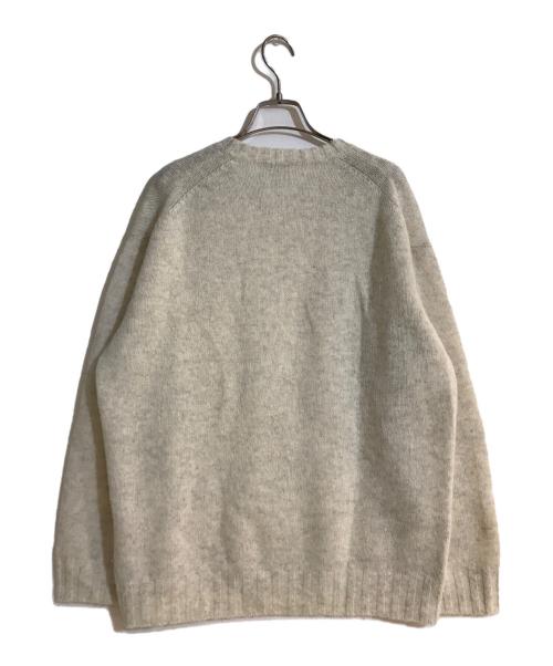 AURALEE（オーラリー）AURALEE (オーラリー) SHETLAND WOOL CASHMERE KNIT ホワイト サイズ:3の古着・服飾アイテム