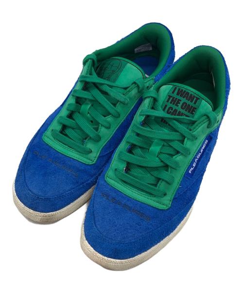 REEBOK（リーボック）REEBOK (リーボック) PLEASURES (プレジャーズ) Club C 85 ブルー サイズ:27.5㎝の古着・服飾アイテム