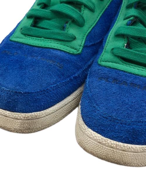 REEBOK（リーボック）REEBOK (リーボック) PLEASURES (プレジャーズ) Club C 85 ブルー サイズ:27.5㎝の古着・服飾アイテム