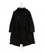 THE RERACSザ リラクス）の古着「ウールフードコート」｜ブラック