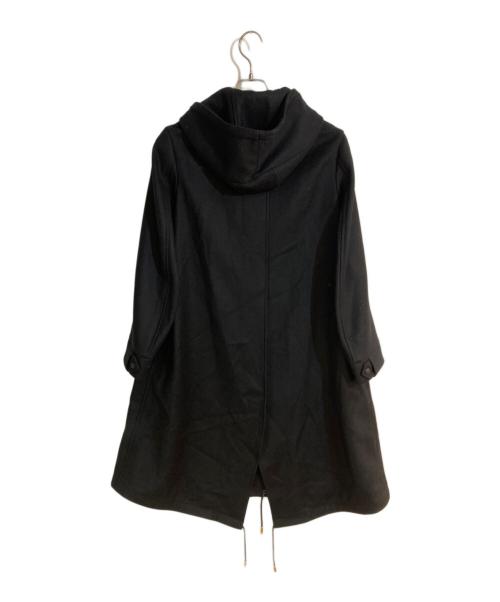 THE RERACS（ザ リラクス）THE RERACS (ザ リラクス) ウールフードコート ブラック サイズ:Sの古着・服飾アイテム