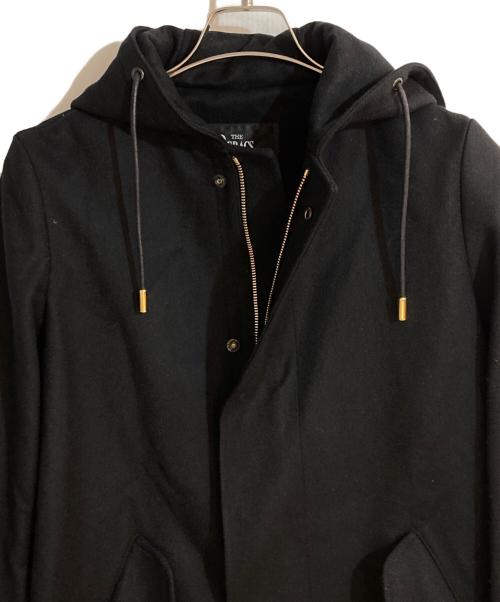 THE RERACS（ザ リラクス）THE RERACS (ザ リラクス) ウールフードコート ブラック サイズ:Sの古着・服飾アイテム