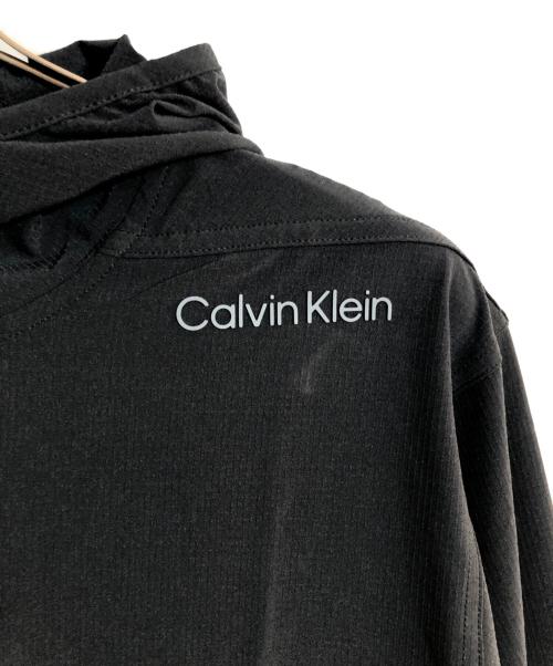 Calvin Klein（カルバンクライン）Calvin Klein (カルバンクライン) ウーヴンジャケット ブラック サイズ:Mの古着・服飾アイテム