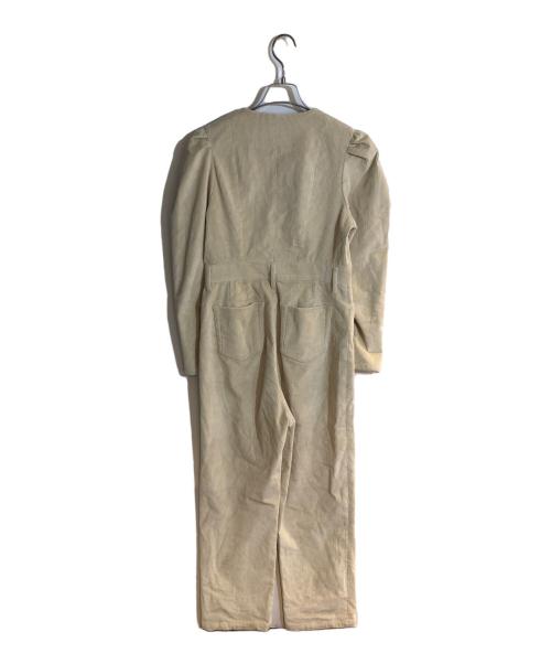 CLANE（クラネ）CLANE (クラネ) CORDUROY JUMPSUIT/コーデュロイジャンプスーツ ベージュ サイズ:Mの古着・服飾アイテム