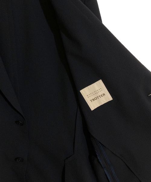 MACKINTOSH PHILOSOPHY（マッキントッシュ フィロソフィー）MACKINTOSH PHILOSOPHY (マッキントッシュ フィロソフィー) シアサッカートロッタージャケット ネイビー サイズ:38Rの古着・服飾アイテム