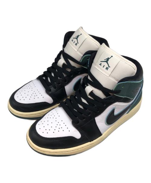 NIKE（ナイキ）NIKE (ナイキ) Women's Air Jordan 1 Mid/ウィメンズ エアジョーダン1 ミッド グリーン サイズ:25㎝の古着・服飾アイテム