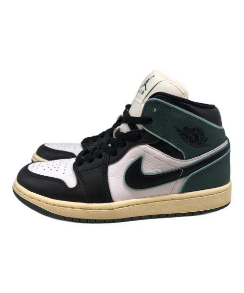 NIKE（ナイキ）NIKE (ナイキ) Women's Air Jordan 1 Mid/ウィメンズ エアジョーダン1 ミッド グリーン サイズ:25㎝の古着・服飾アイテム
