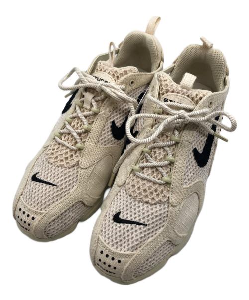 NIKE（ナイキ）NIKE (ナイキ) stussy (ステューシー) ローカットスニーカー ベージュ サイズ:28.5㎝の古着・服飾アイテム
